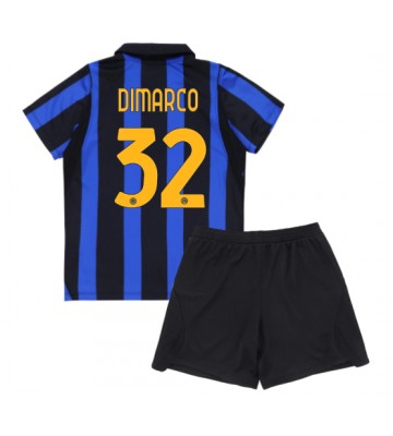 Inter Milan Federico Dimarco #32 Hjemmebanetrøje Børn 2026-27 Kortærmet (+ Korte bukser)